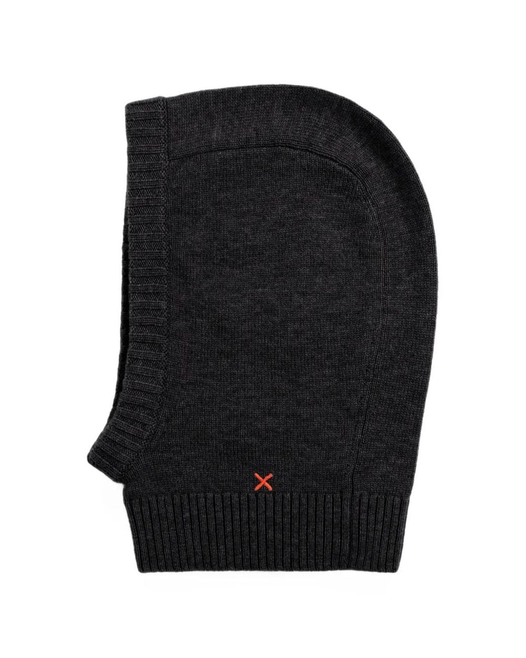 Chinti & Parker Black Ribbed-Knit Balaclava
