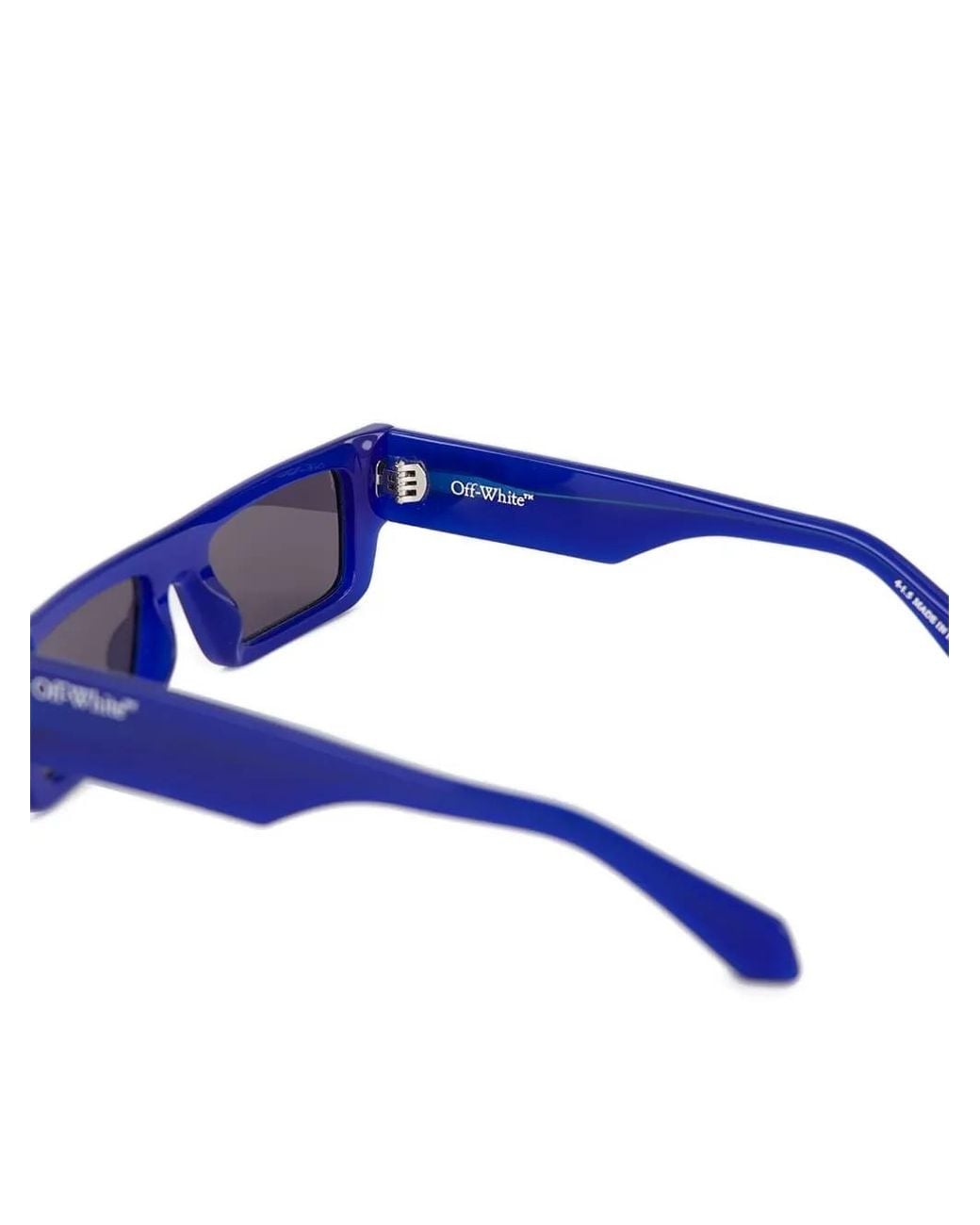 Off-White c/o Virgil Abloh Blue Pittsburgh Rectangle Sunglasses for men