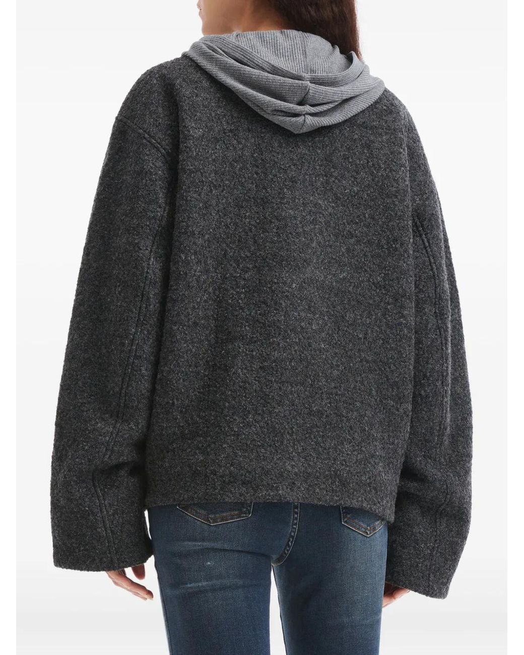 B+ AB Black Zip-Up Jacket