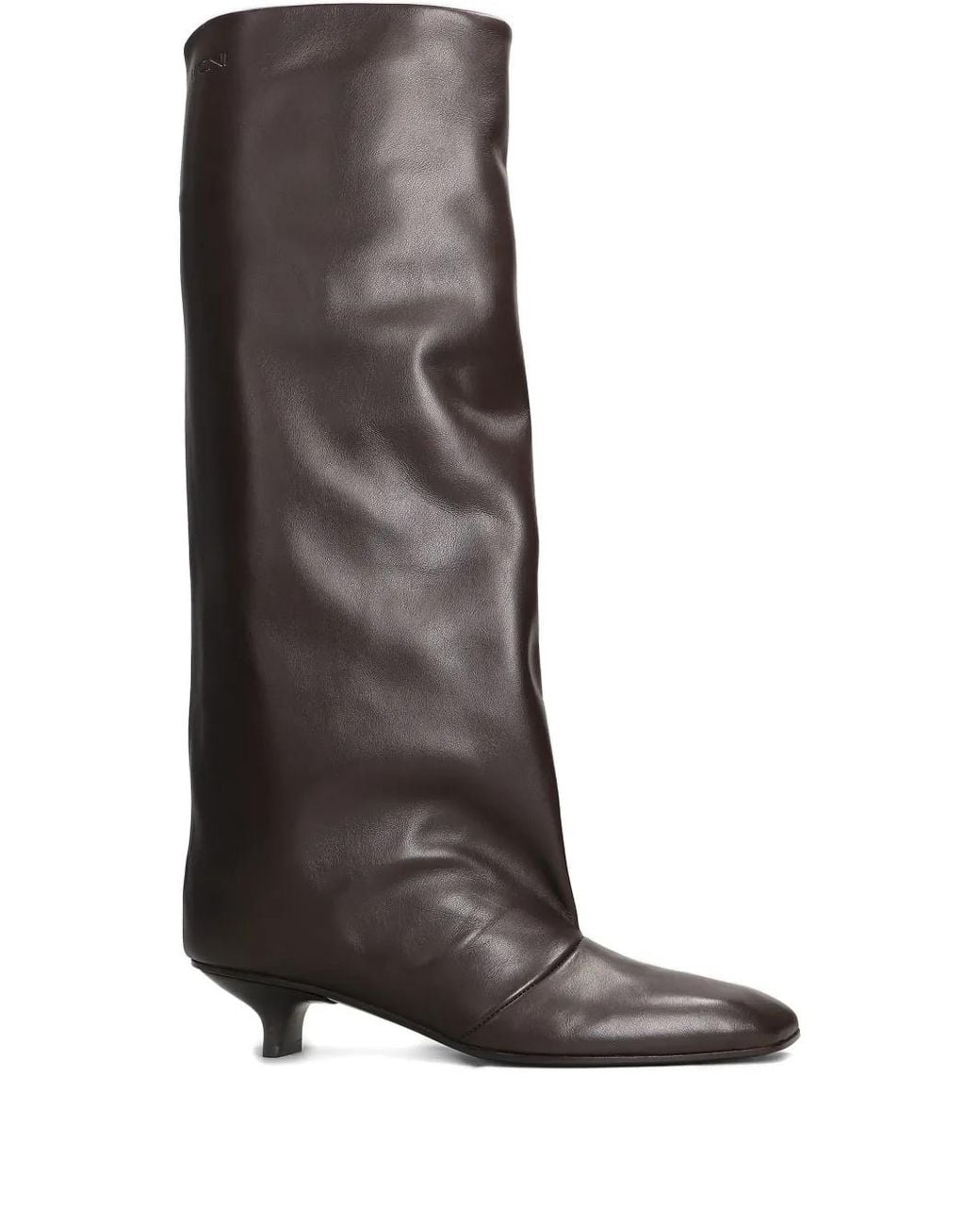 Vicini Gray Square-Toe Boots