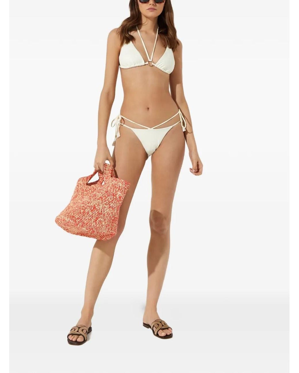 Agua Bendita White Lake Bikini Top