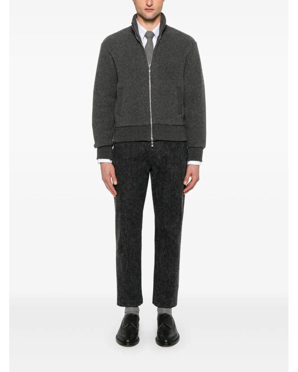 Thom Browne Gray Wool Jacket for men