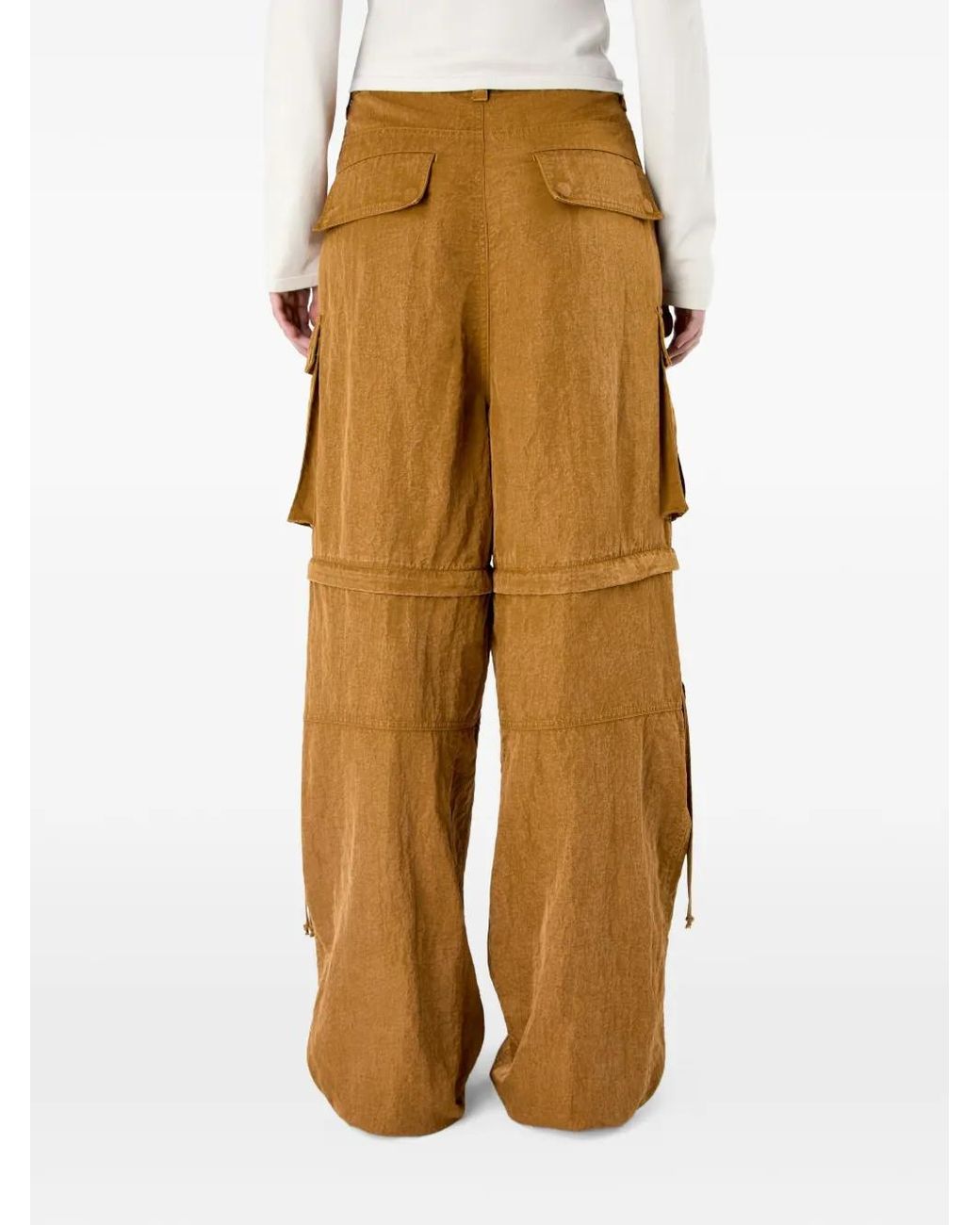 CAMPERLAB White Cargo-Pockets Trousers