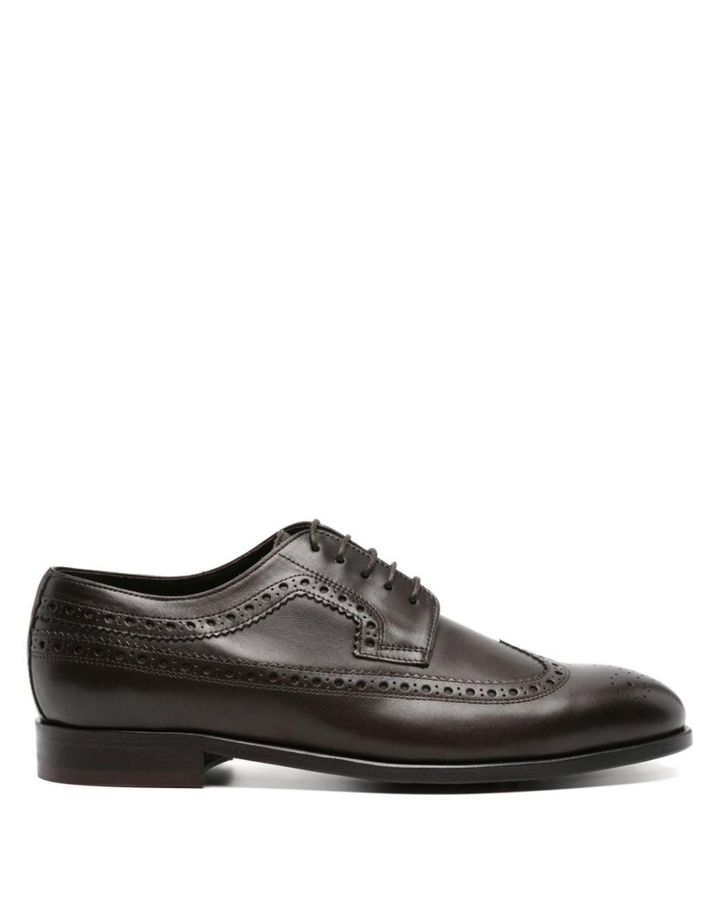 Womens Genuine Leather Brogue Boys Dress Shoes With Lace Up Flat Heels,  Round Toe, Patent Black Oxford, Casual And Big Size 45 230823 From Hu06,  $41.16 | DHgate.Com