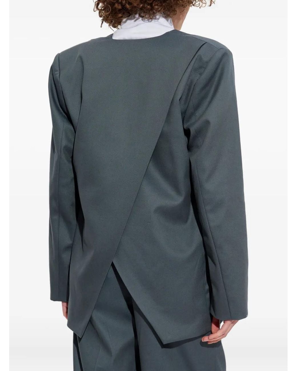 IRO Blue Sabrine Double-Breasted Blazer