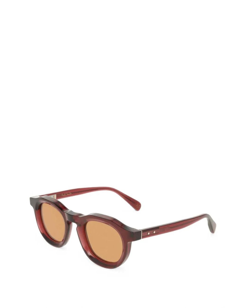 Paul Smith Red Round-Frame Glasses