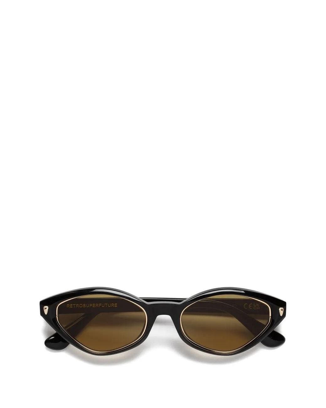 Retrosuperfuture Black Echo Cat-Eye Sunglasses