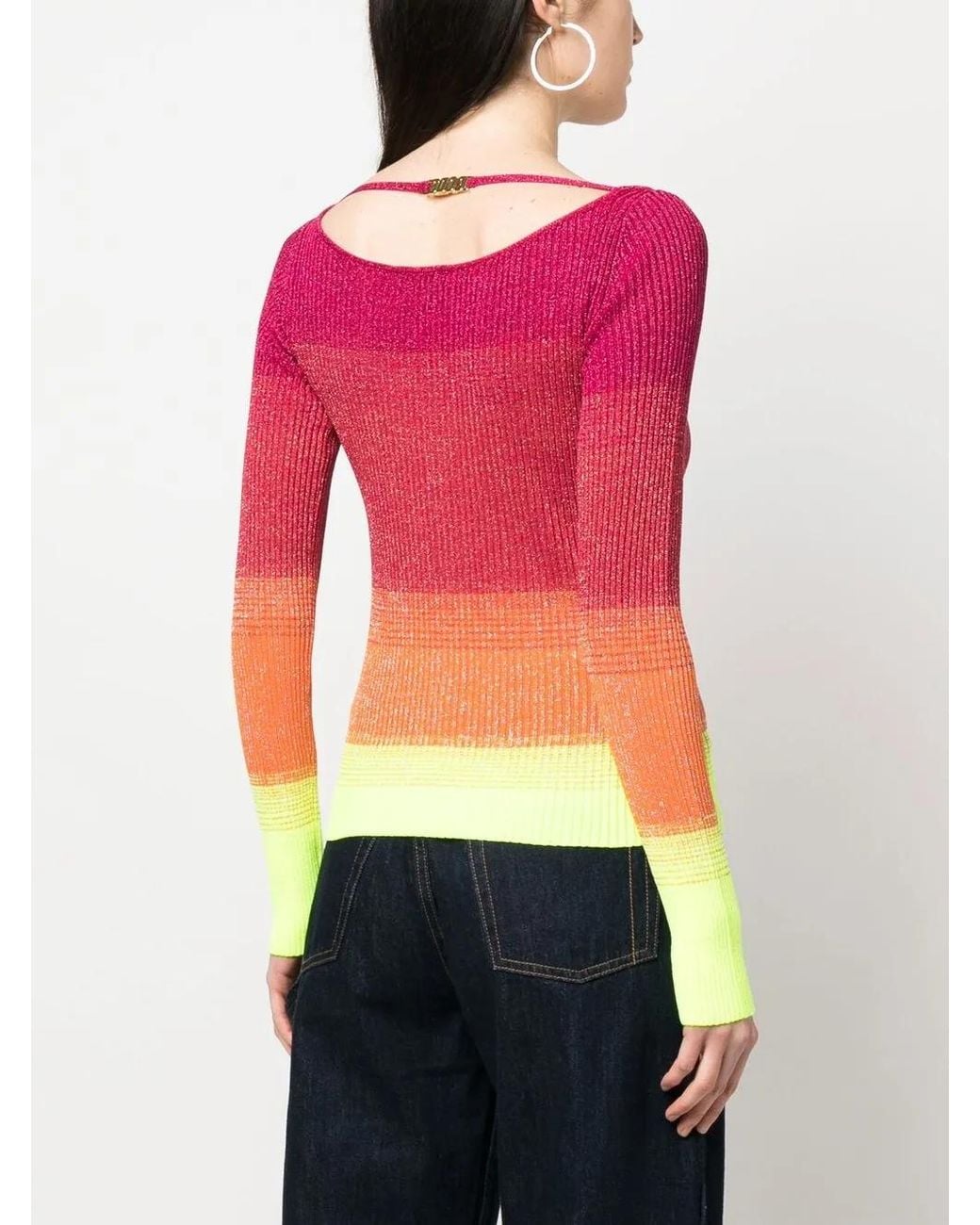 Gcds Red Gerippter Pullover