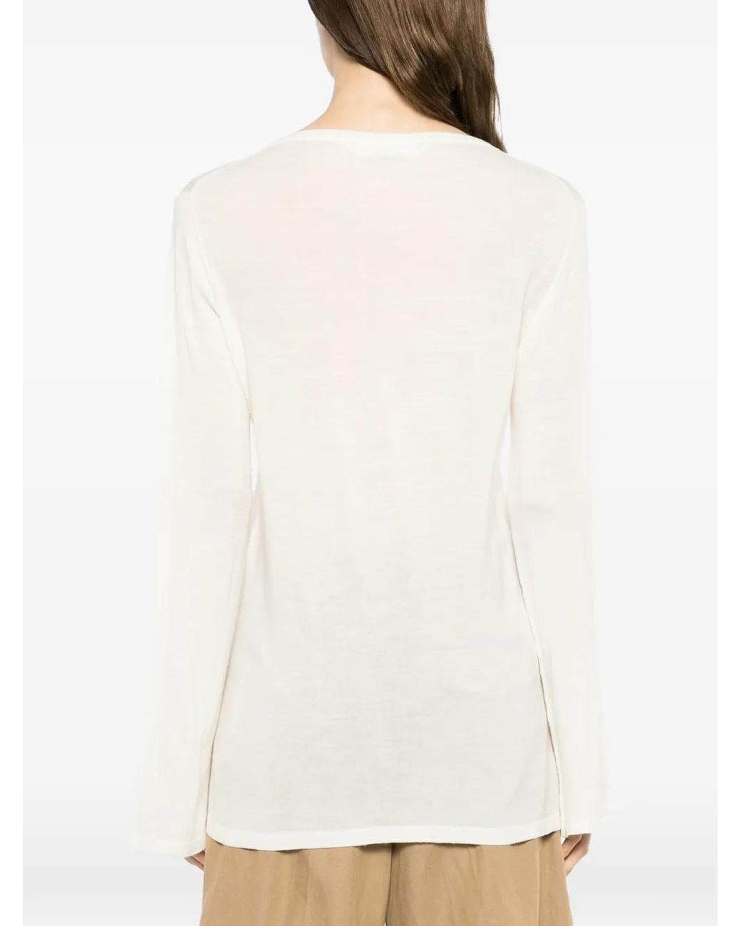 Care By Me White Flow Blouse