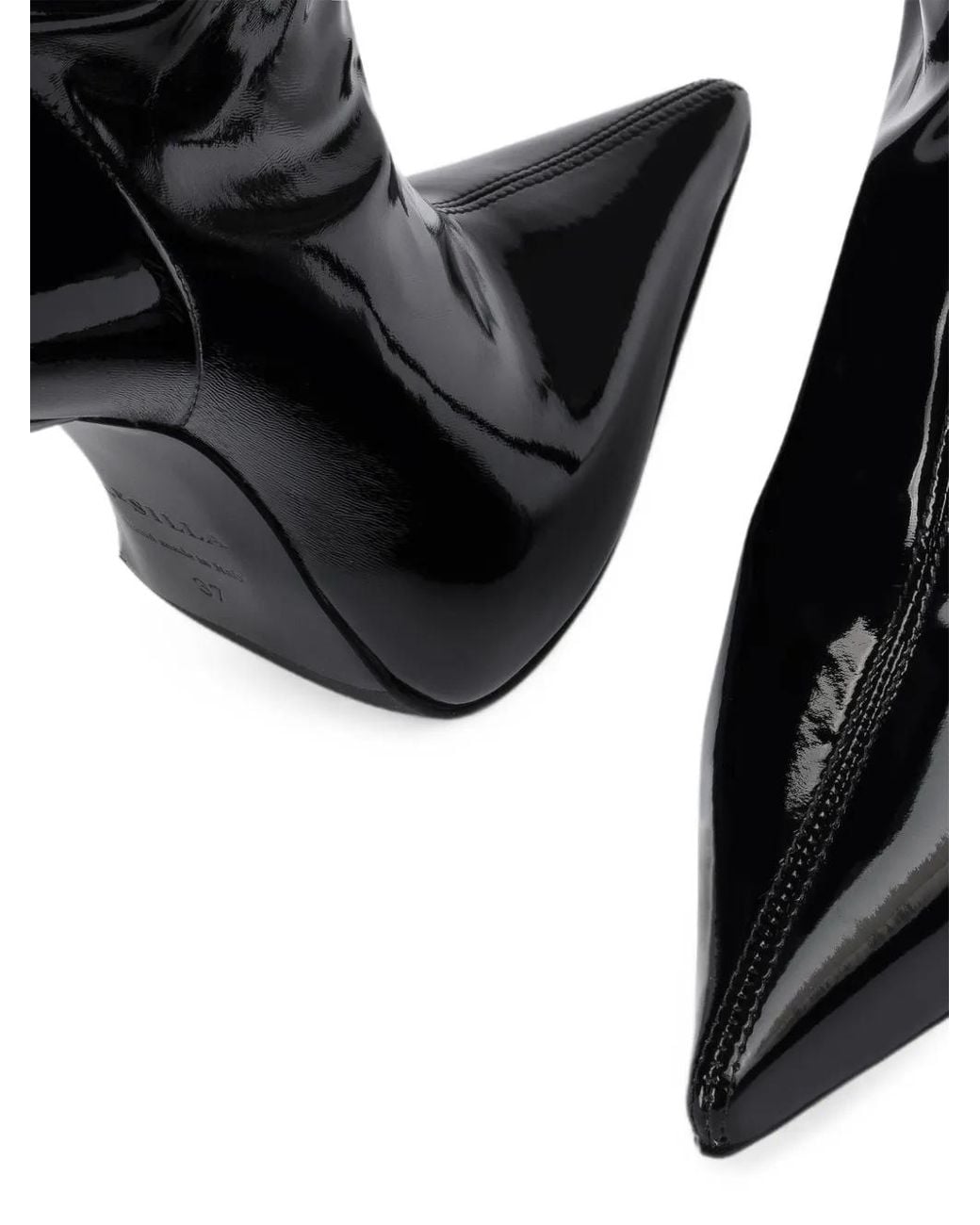 Le Silla Black Bella Pointed-Toe Ankle Boots