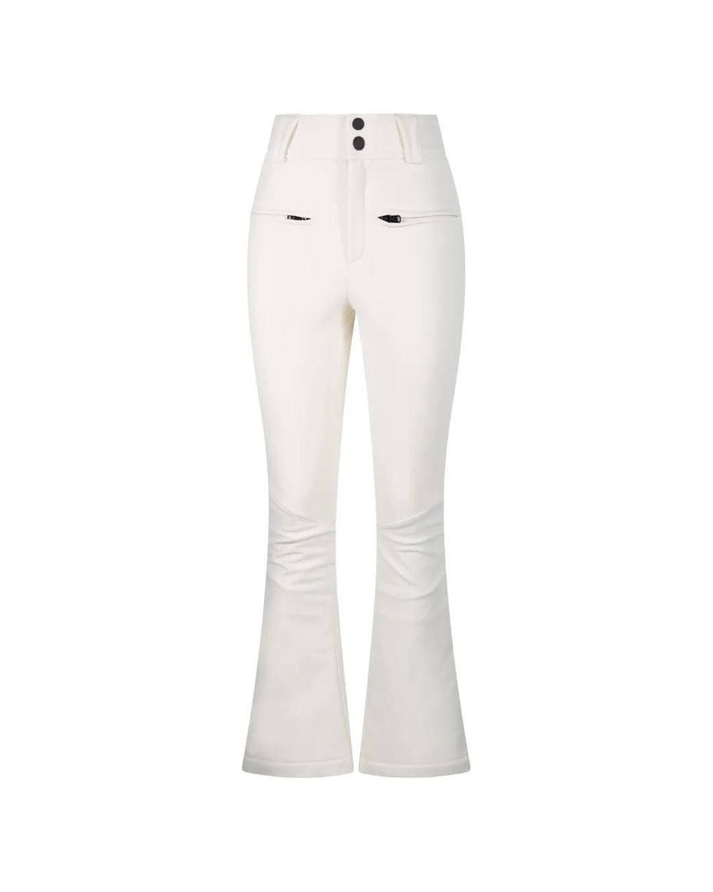 Perfect Moment White Flare-Leg Ski Pants