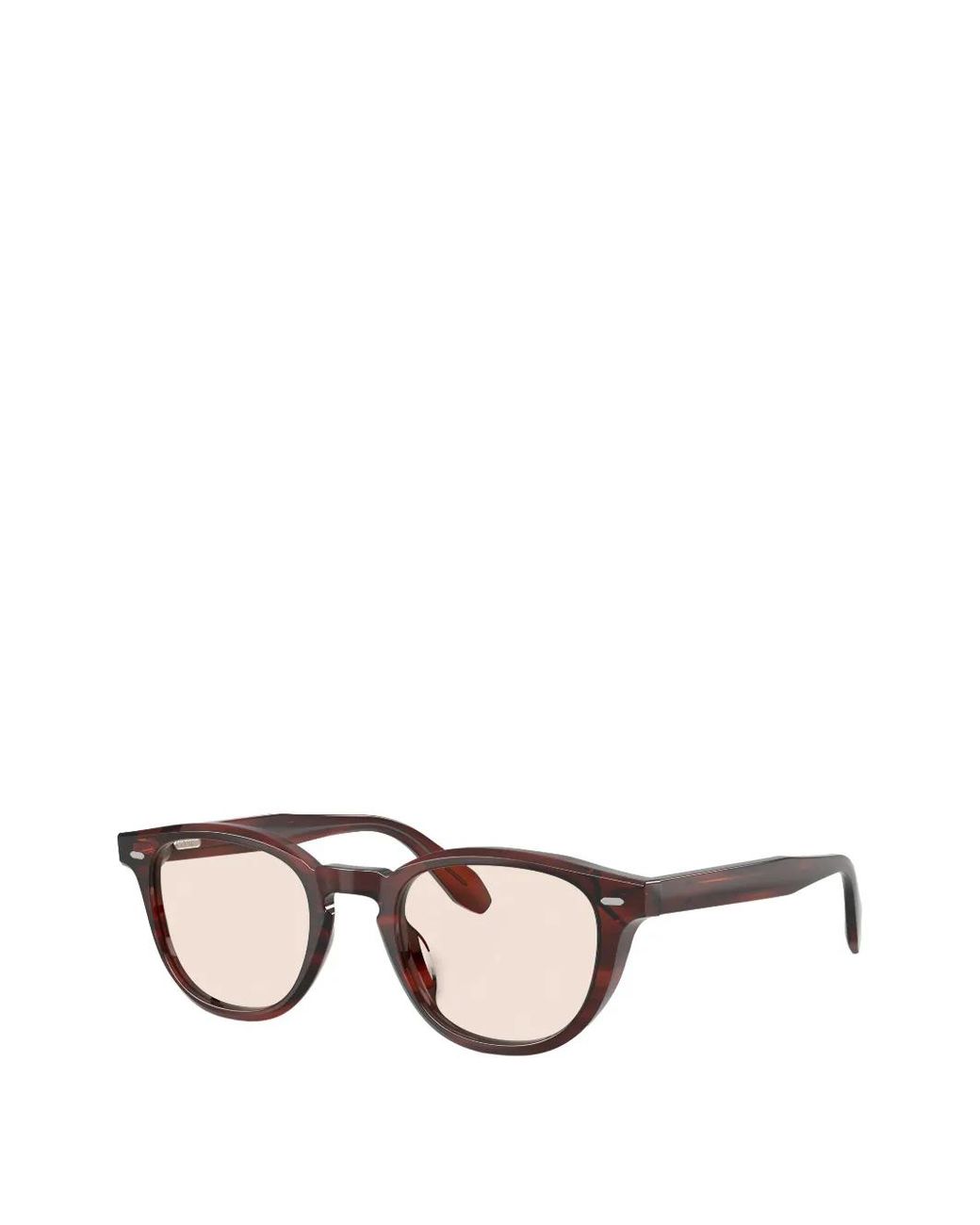 Oliver Peoples Brown N.01 Tortoiseshell-Effect Round-Frame Glasses
