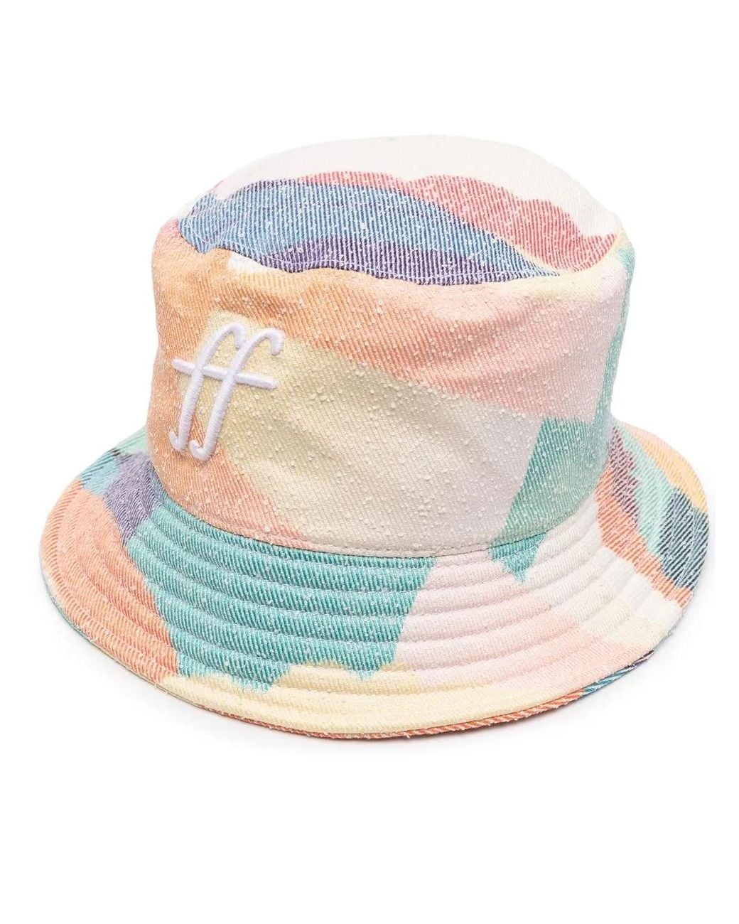 Forte_forte Blue Jaquard Bucket Hat
