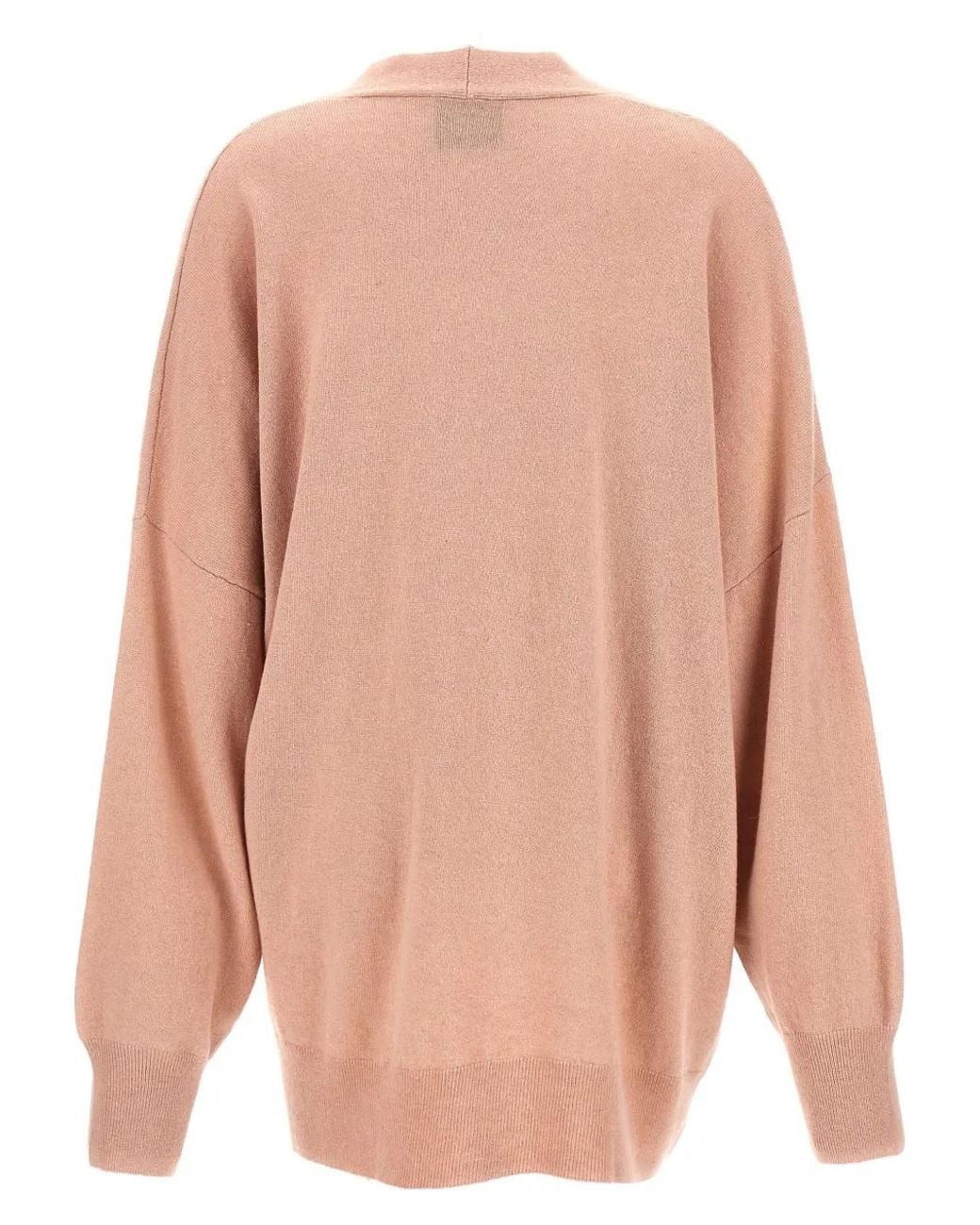 Nude Pink Wool Cardigan