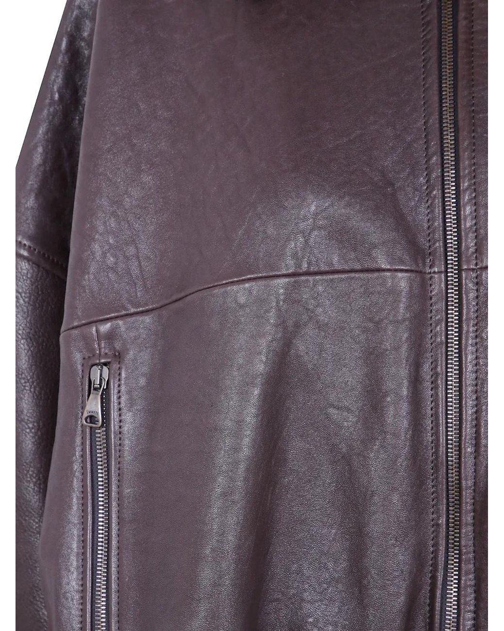Emmeci Purple Belted Zip-Up Jacket