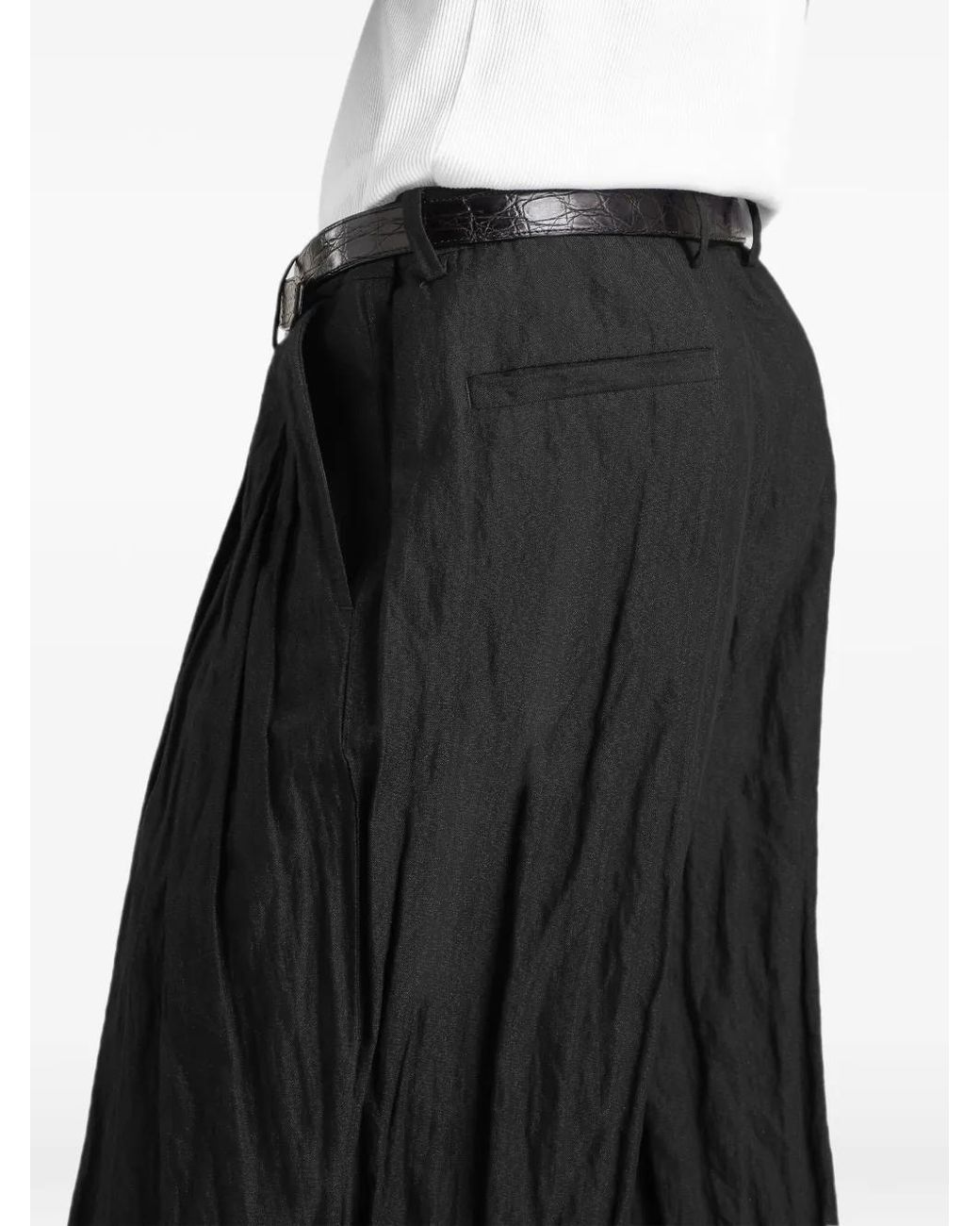 Dolce & Gabbana Black Cotton Trousers for men