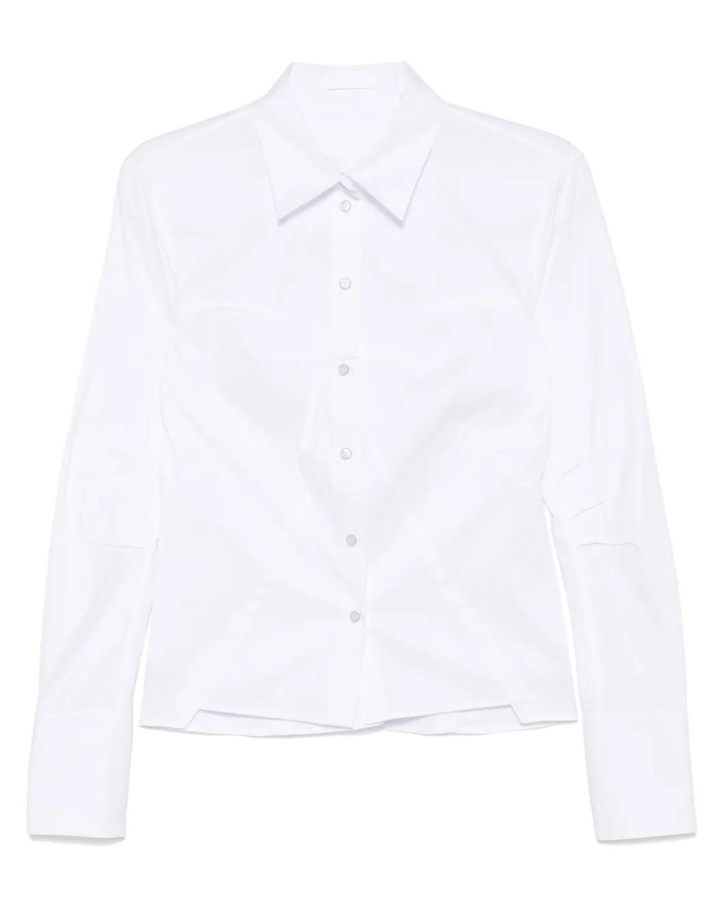 Helmut Lang White Bustier-Hemd