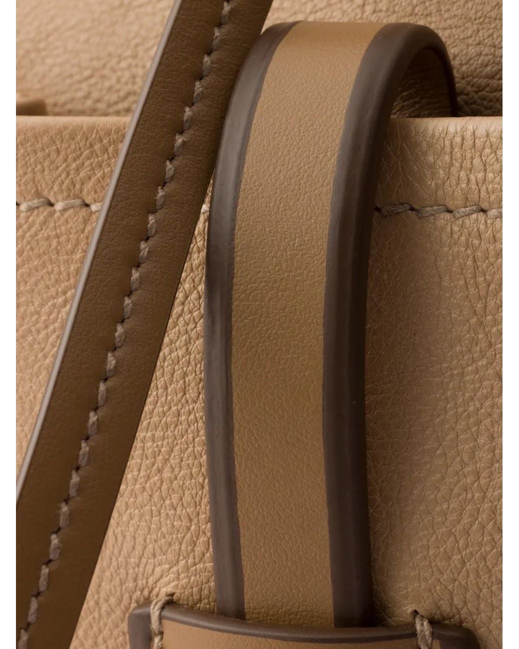 Prada Brown Route Large Leather Bag