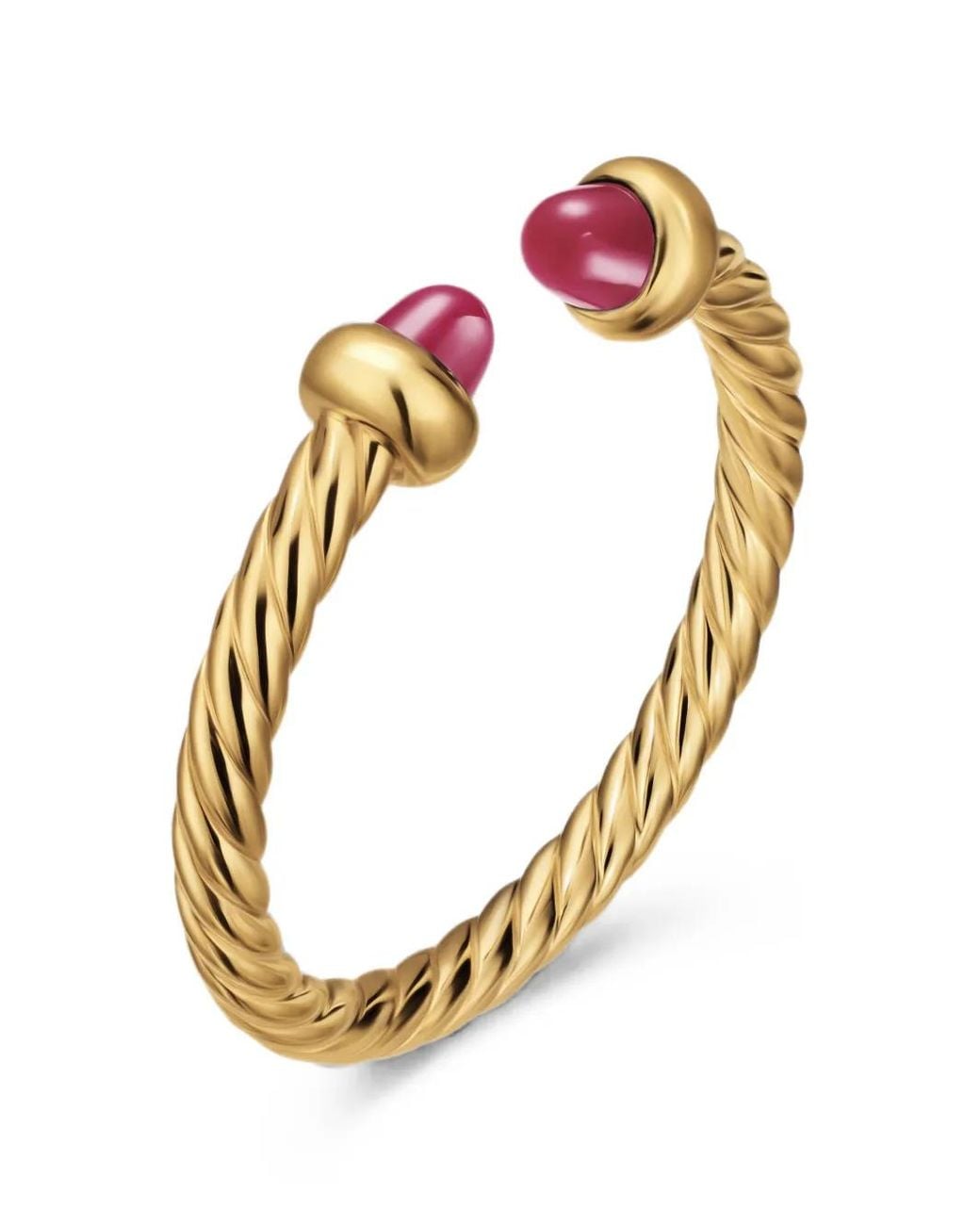David Yurman Metallic Cablespira Ruby Ring