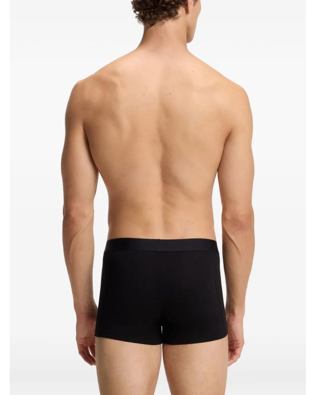 Boss Black Gift-Boxed Three-Pack Of Stretch-Cotton Trunks for men