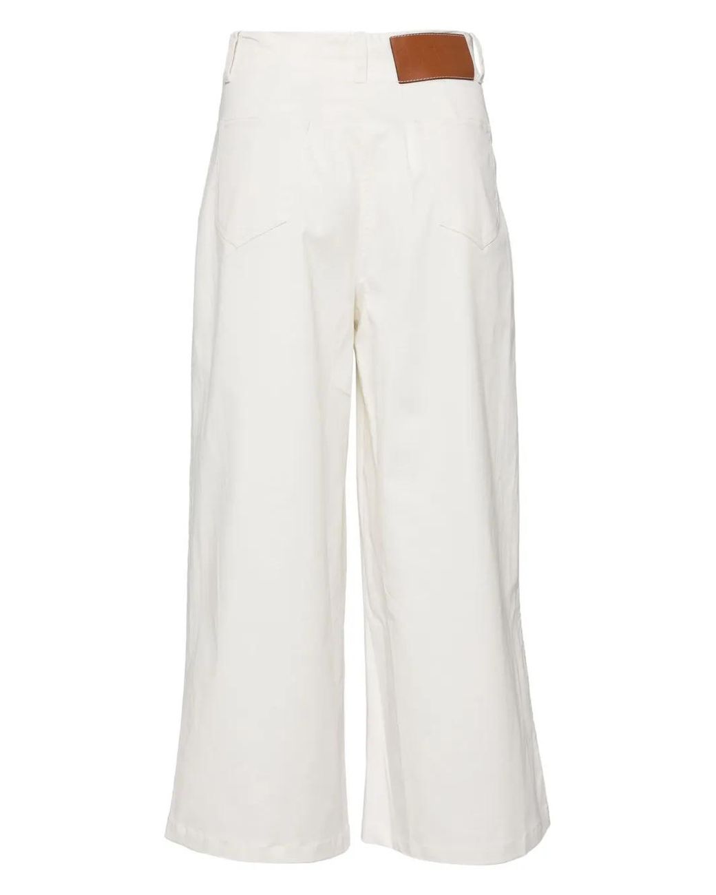 Staud White Luca Trousers