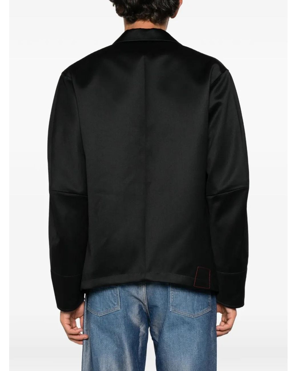 Junya Watanabe Black X Levi's Heart-Motif Button-Up Jacket for men