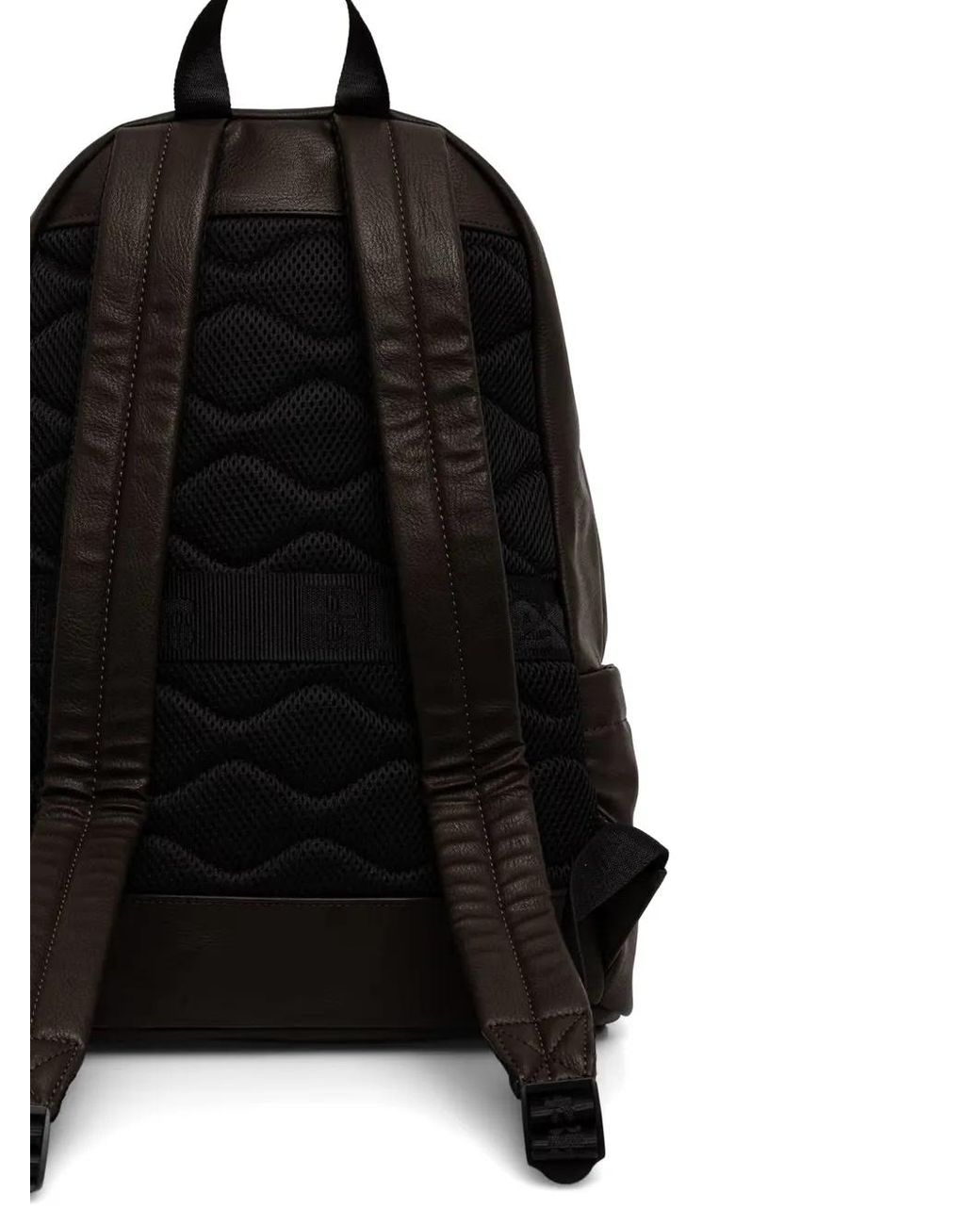 Blauer Black Logo-Embossed Backpack for men