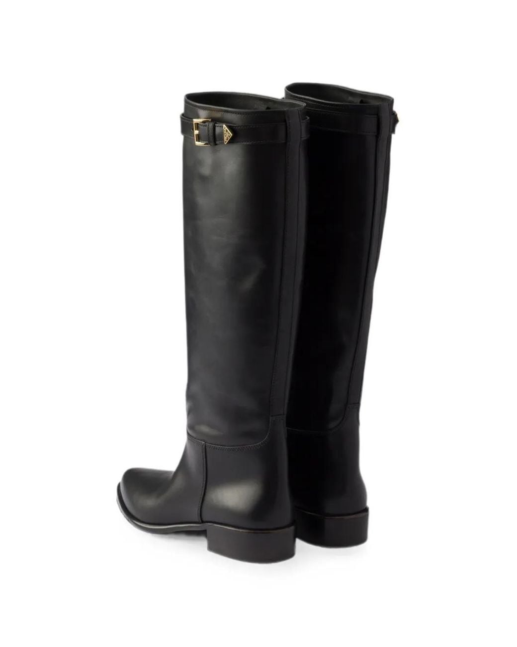Prada Black Leather Boots