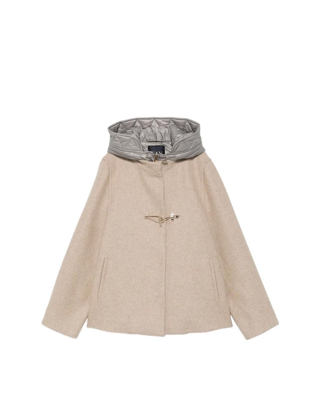 Fay Natural Veste À Capuche