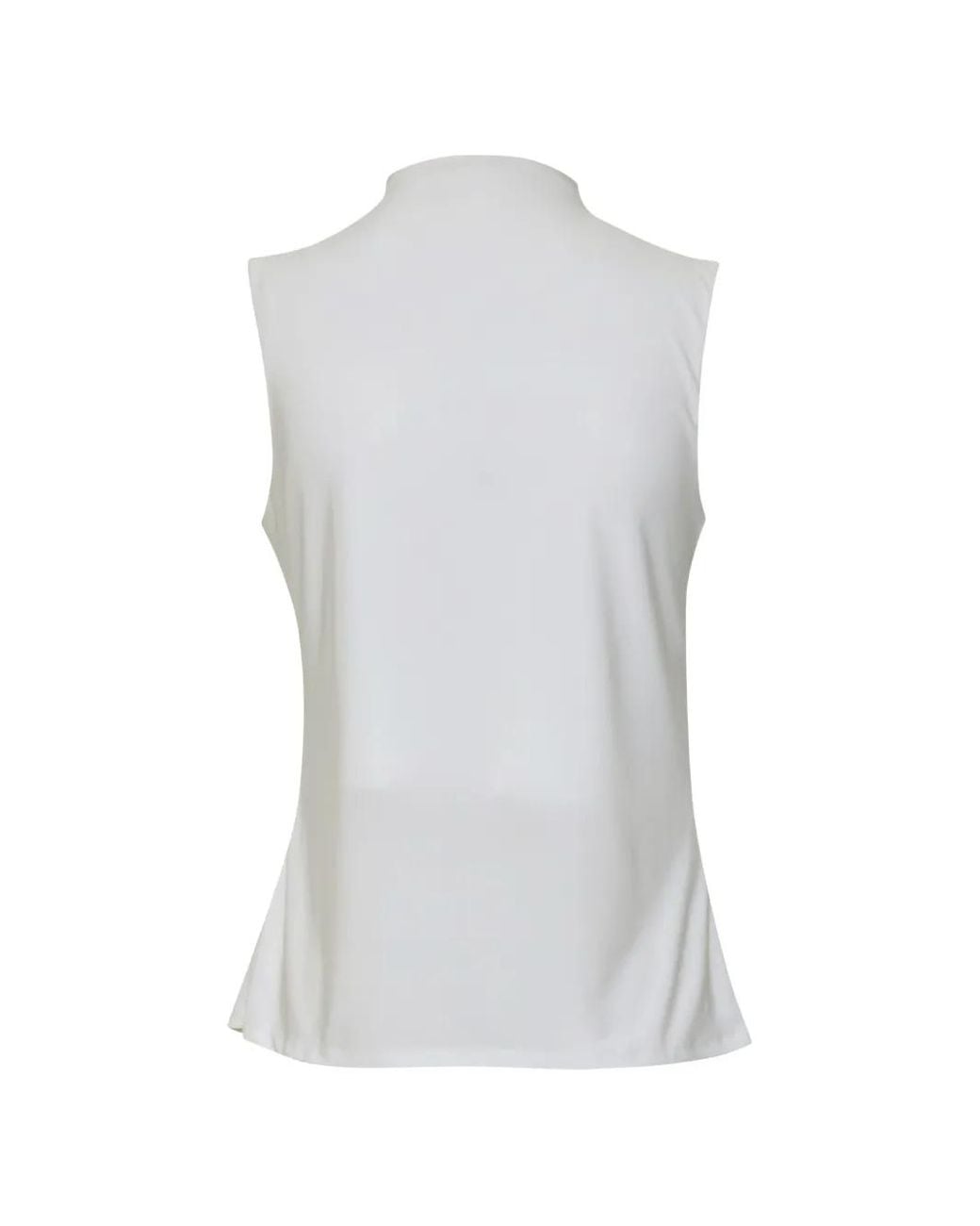 Baobab White Uli Ruched Stone-Embellished Top