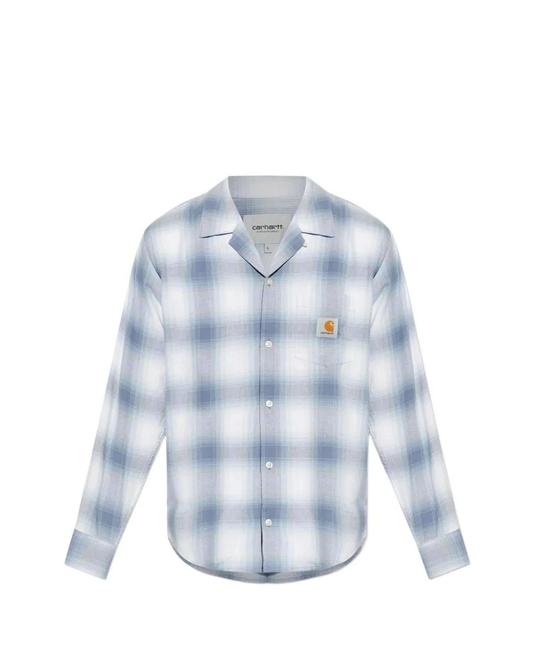 Carhartt Blue Tyers Check-Print Shirt for men