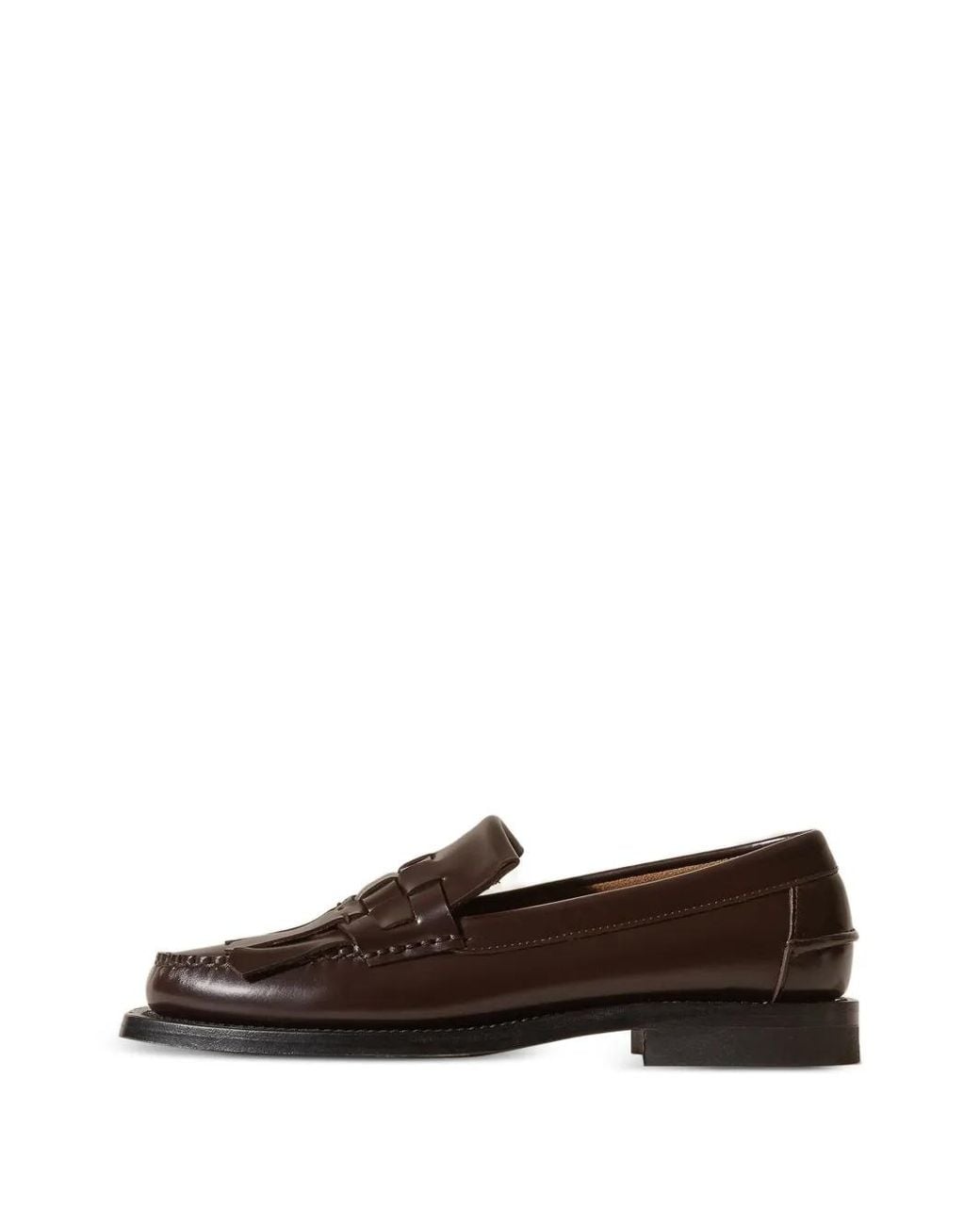 Hereu White Marti Fringe Loafers for men