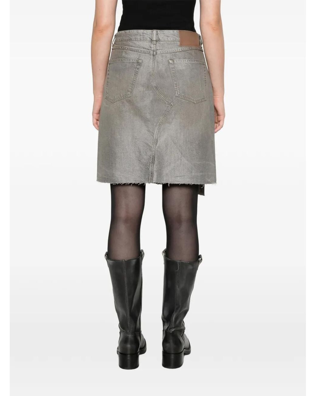 Our Legacy Gray Midi Craft Skirt