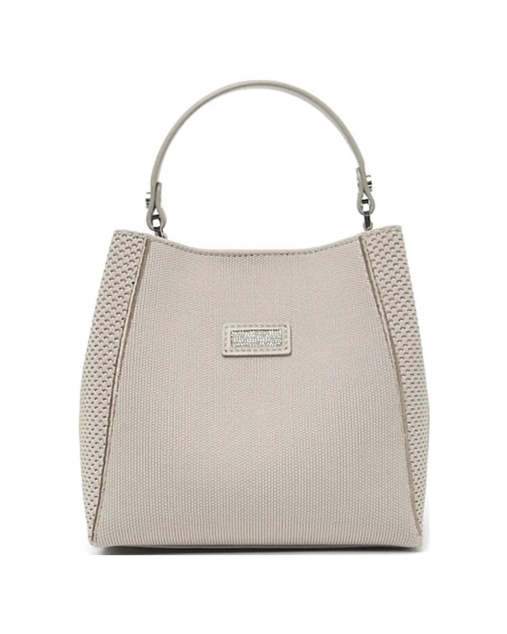 Peserico Gray Mini Tote Bag