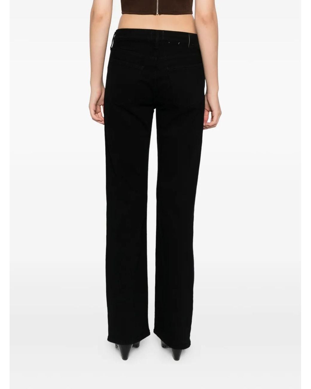 Citizens of Humanity Black Genova Low Rise Boot Jeans