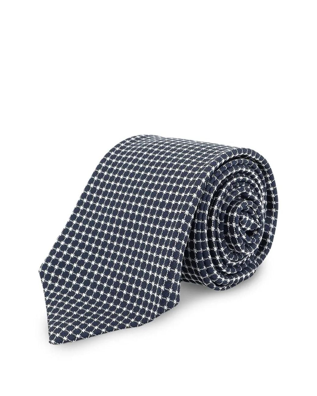 Kiton White Silk Tie for men