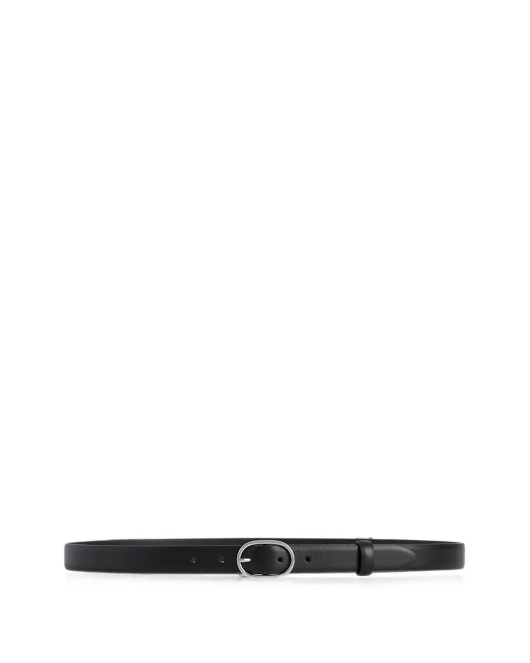 Lardini White Oval-Buckle Belt for men