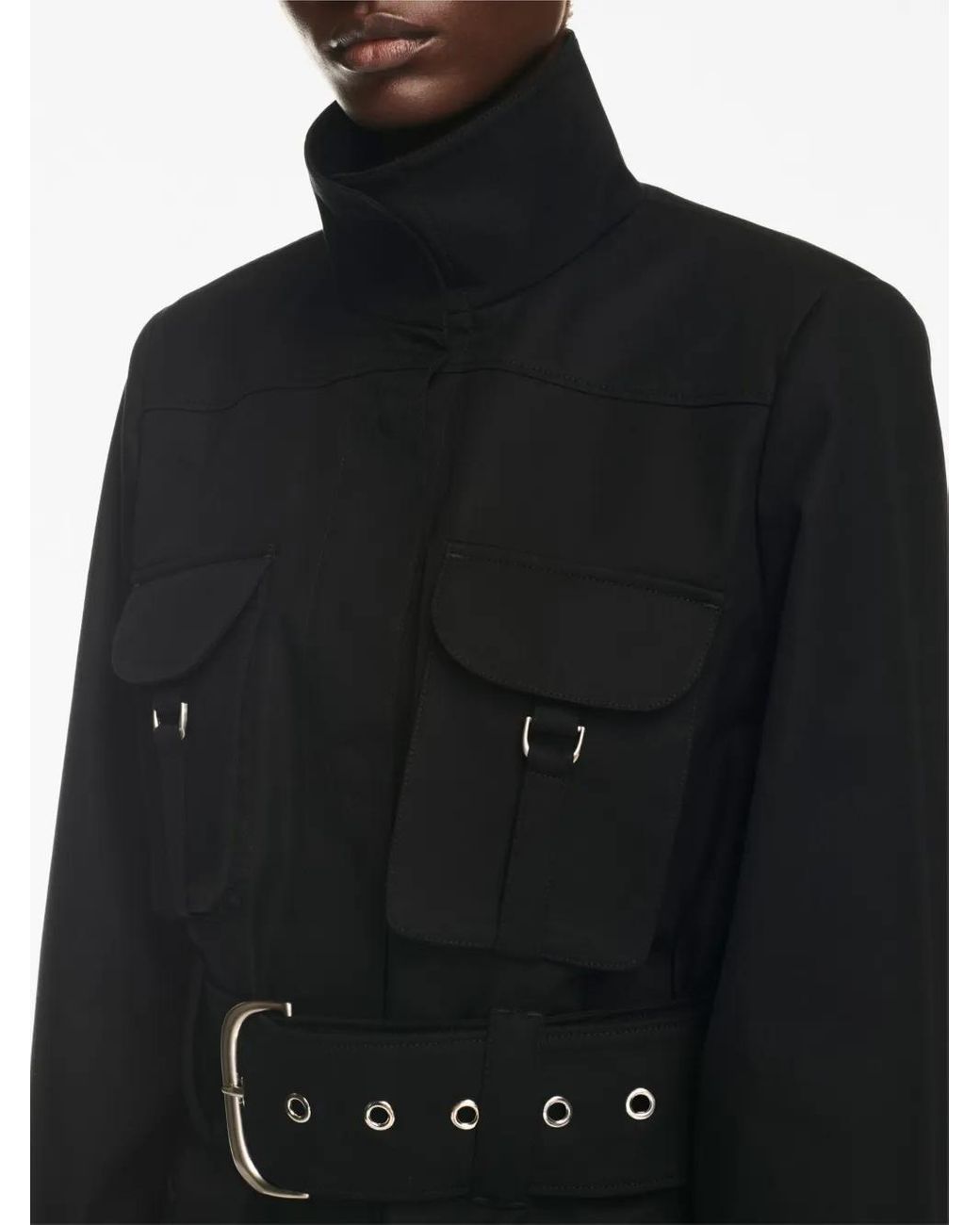 Off-White c/o Virgil Abloh Black Nappa Cargo Belt Field Jacket
