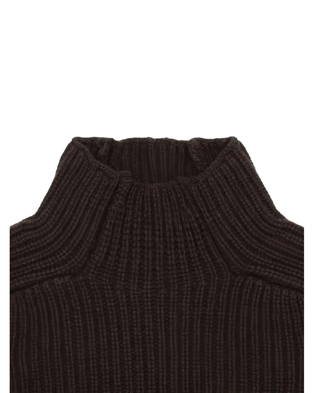 Fortela Black Leona Ribbed Sweater