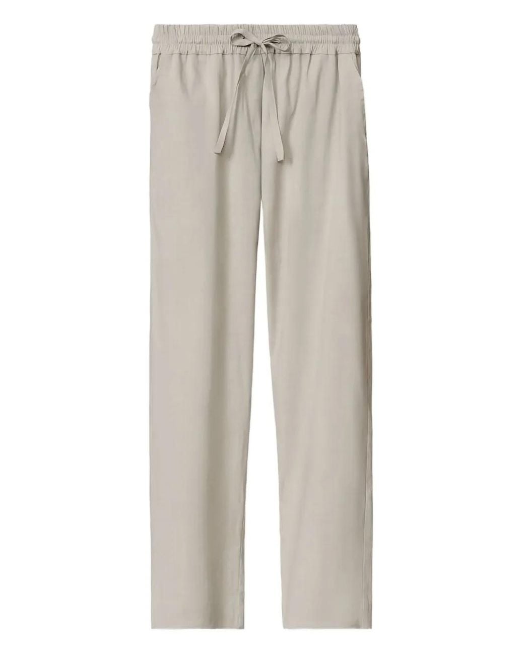 Fabiana Filippi Gray Drawstring Pocket Trousers