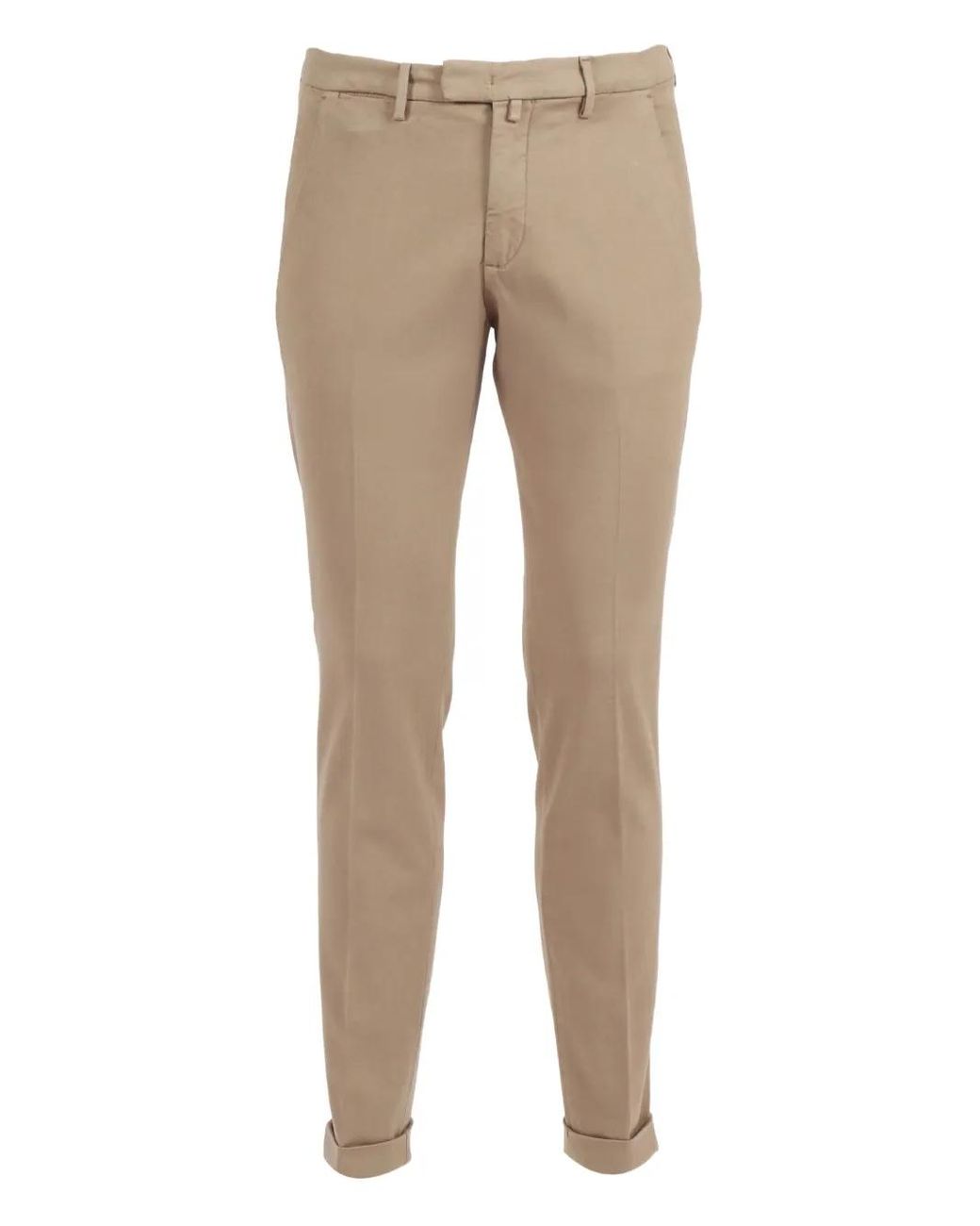 Briglia 1949 Natural Cuffed Trousers for men