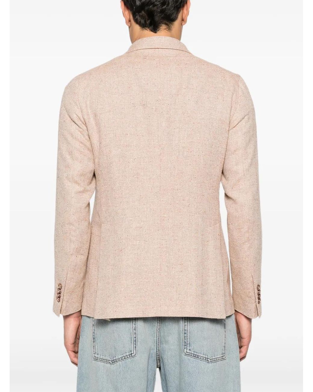 Tagliatore Natural Single-Breasted Blazer for men