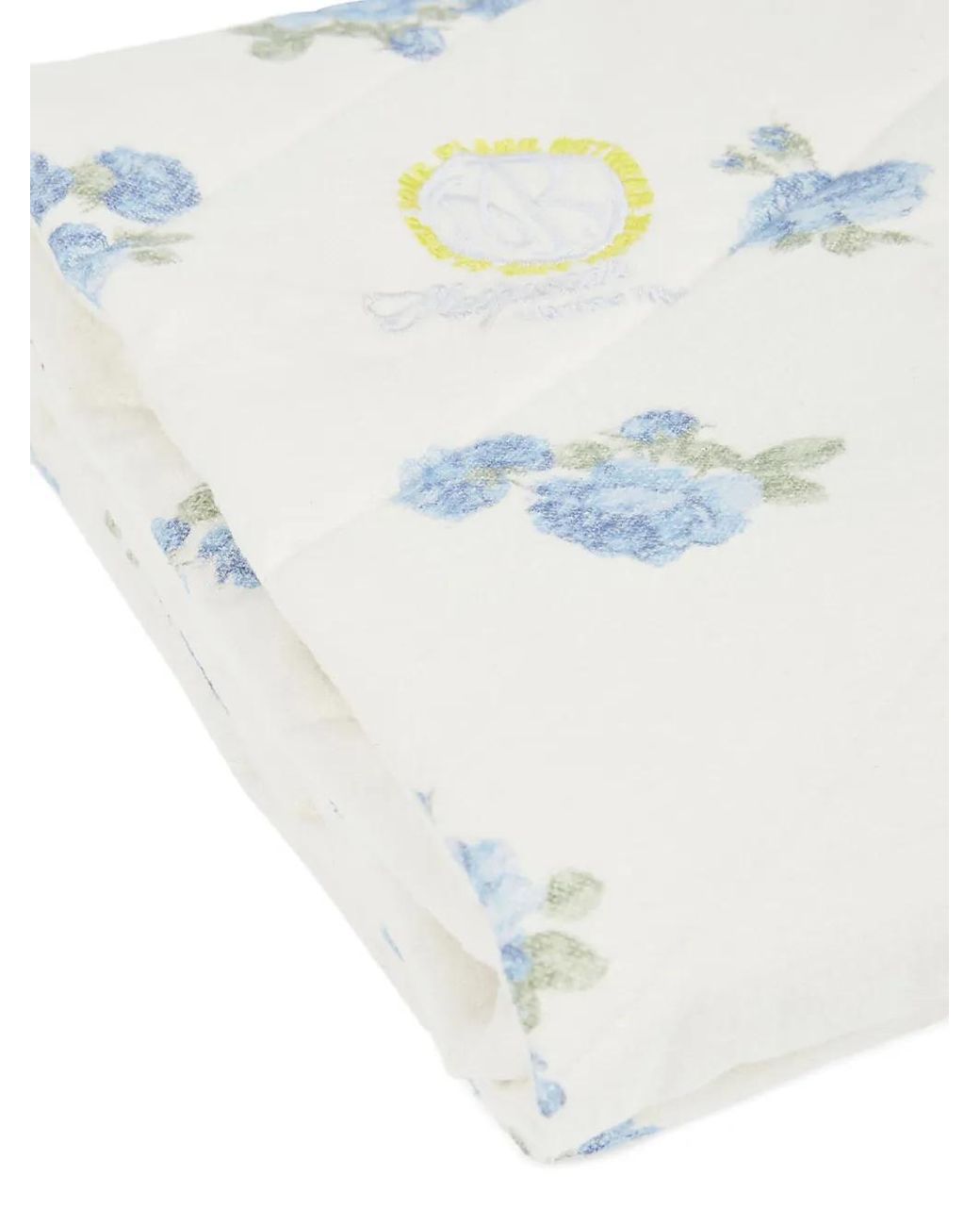 Martine Rose White Floral-Print Scarf for men