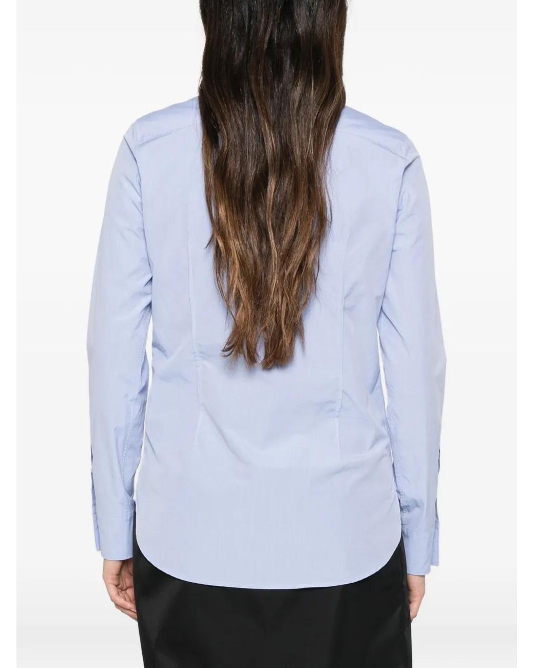 Jil Sander Getailleerd Overhemd in het Blue