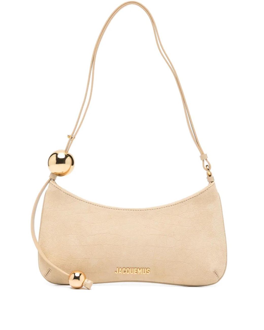 Jacquemus Natural Mini Textured Shoulder Handbag
