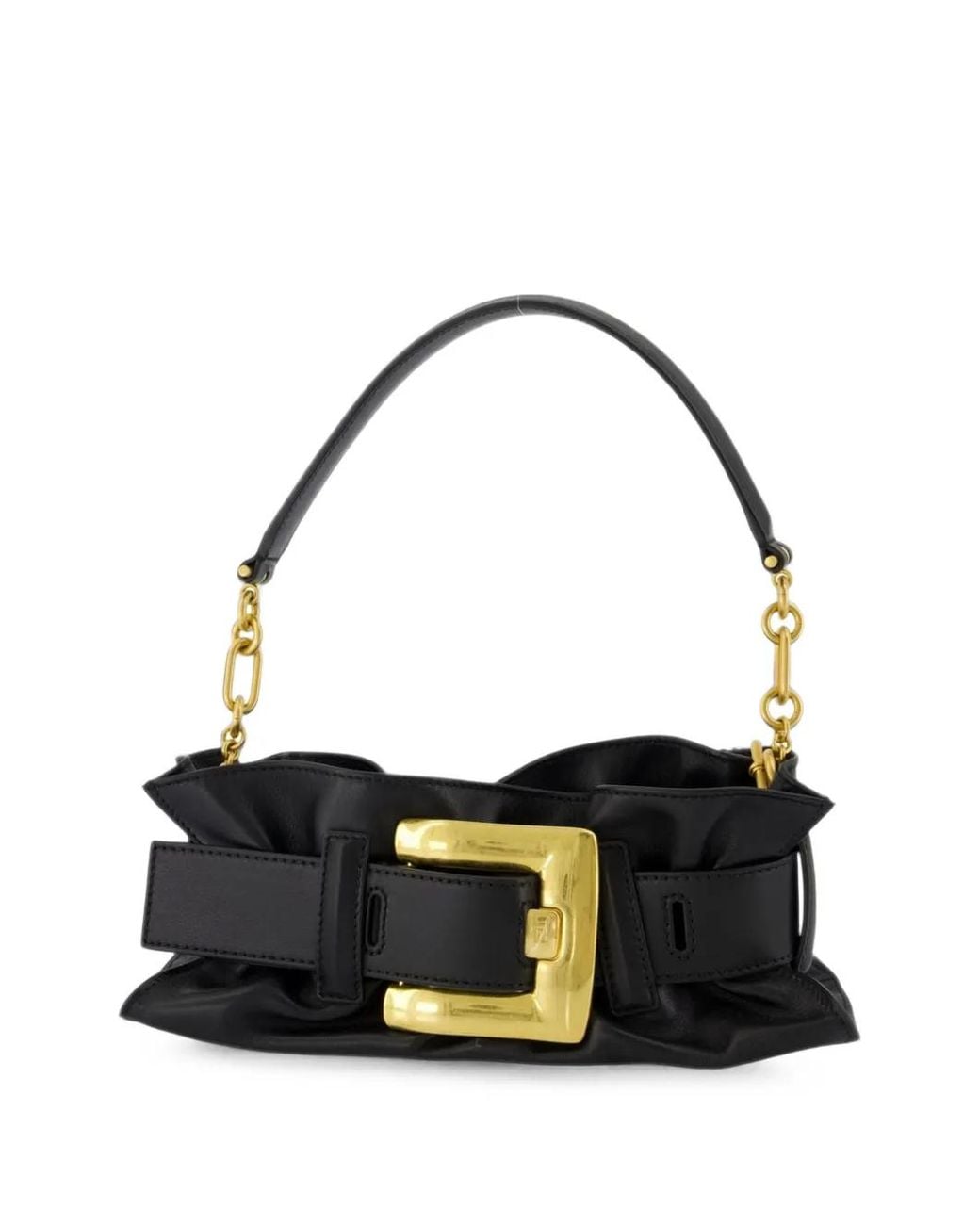 Balmain Black Mini Anthem Bag