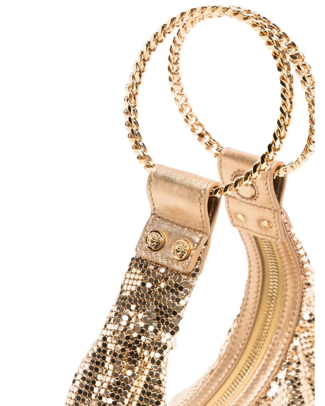 Versace Natural Mini-Tasche Aus Mesh