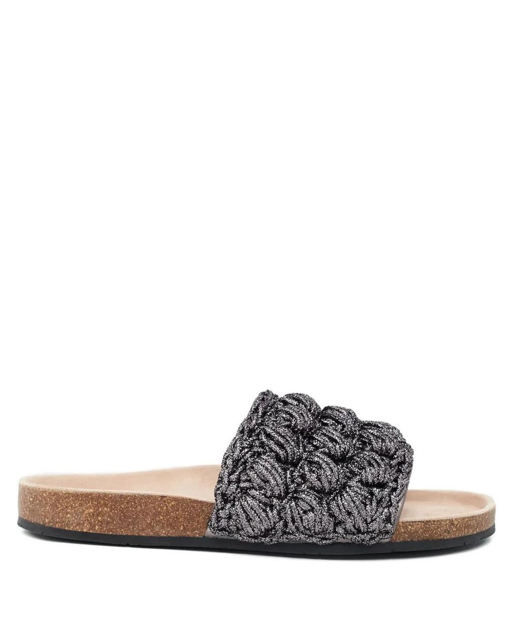 J.W. Anderson Gray Woven Sandals