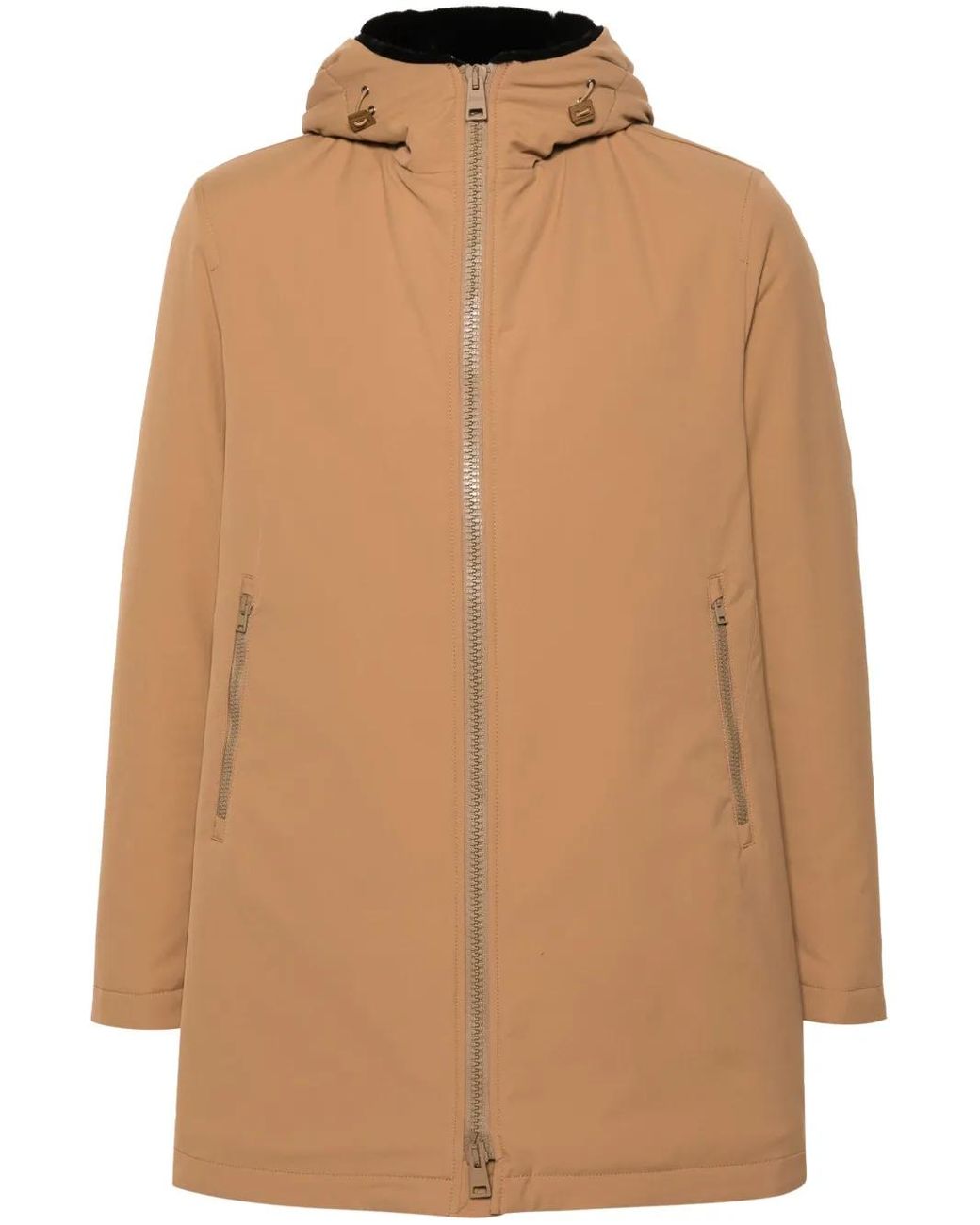 Herno Parka Met Capuchon En Rits in het Brown voor heren