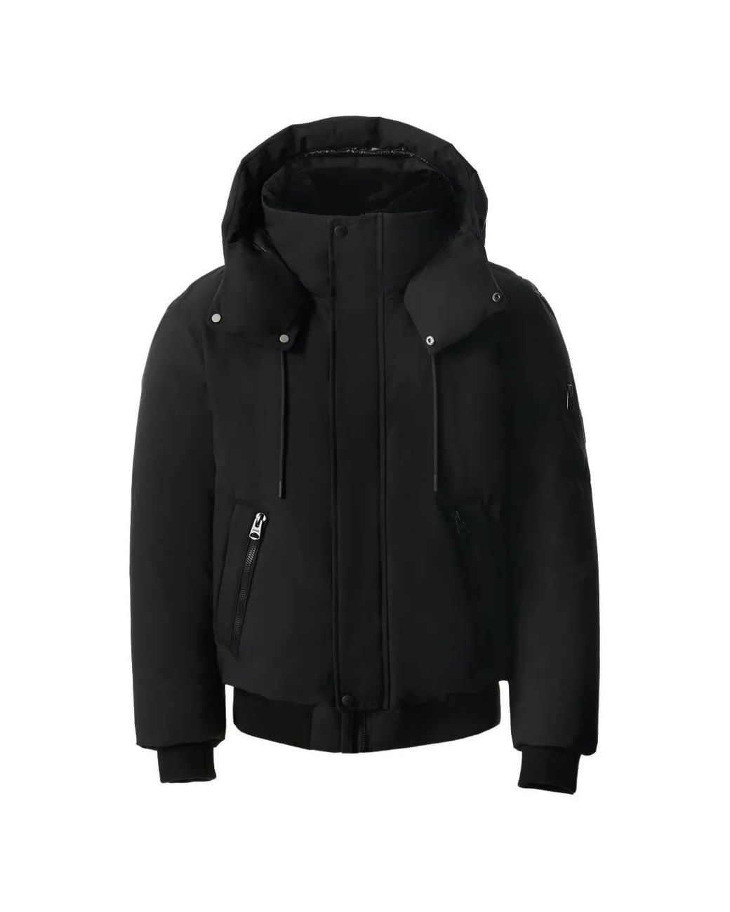 Mackage Black Iker Quilted-Back Jacket for men